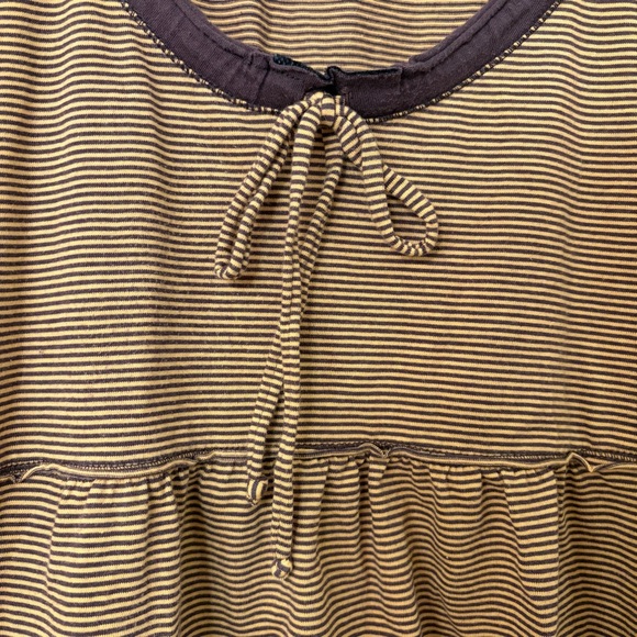 Charlotte Russe women’s large Y2K yellow brown top - Picture 3 of 4